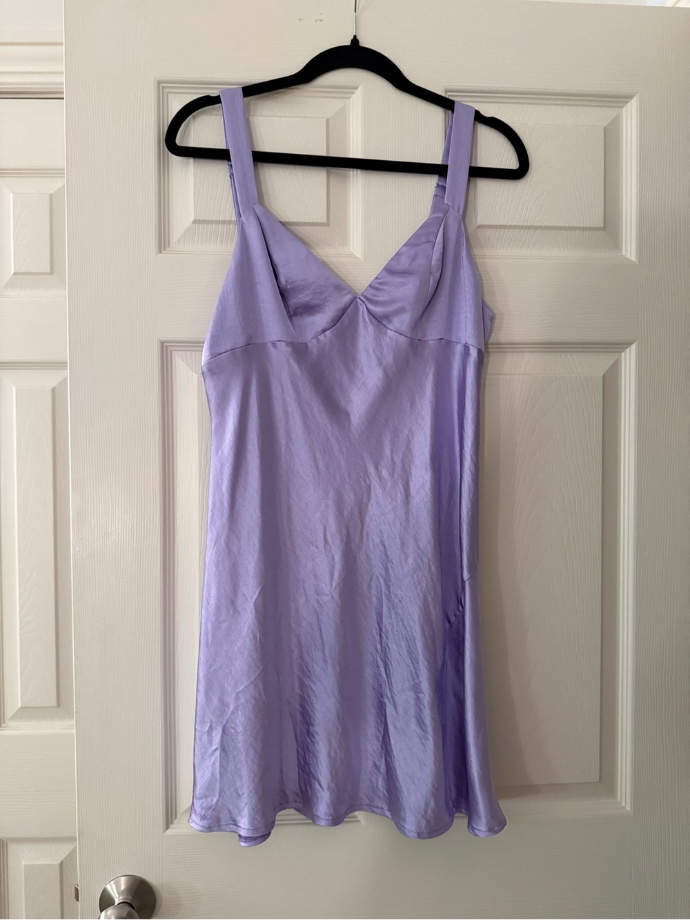 Princess Polly Lavender Satin Slip Dress